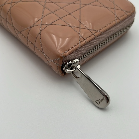 Lady Dior Cannage Zip Wallet - Picture 13 of 16